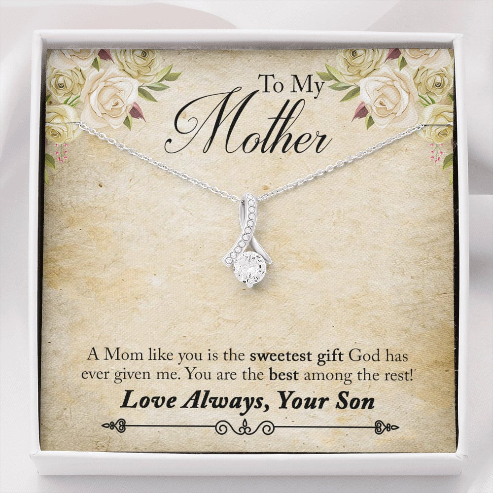 Son to mother first text – Alluring Beauty Necklace