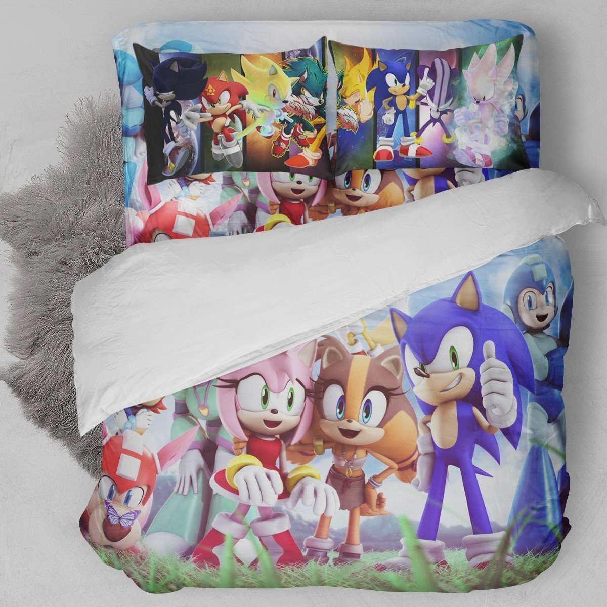 Sonic Boom A Duvet Cover Bedding Set