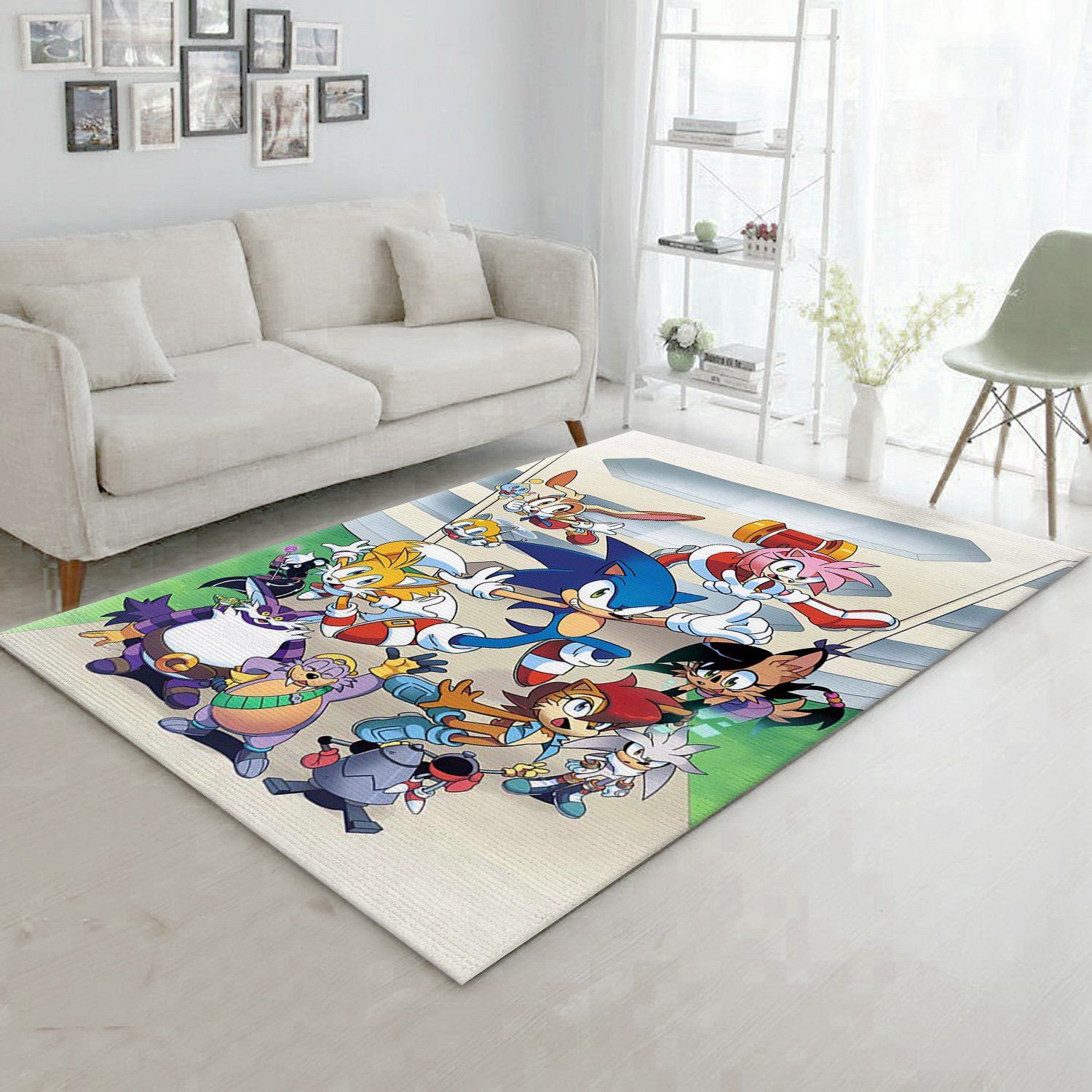 Sonic Freedom Fighters Rectangle Rug – Custom Size And Printing
