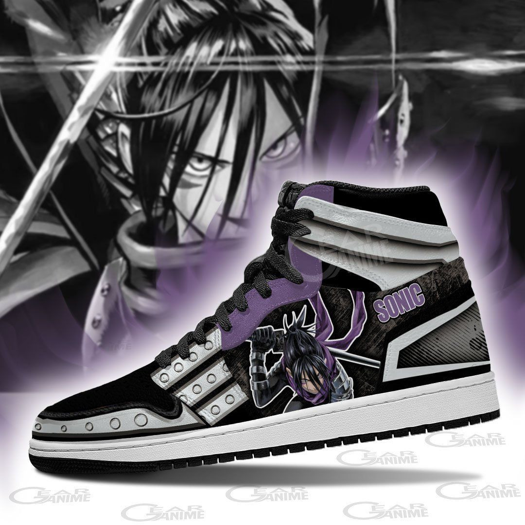 Sonic One Punch Man Anime 1 High Top Air Jordan Sneaker, Air Jordan Hightop
