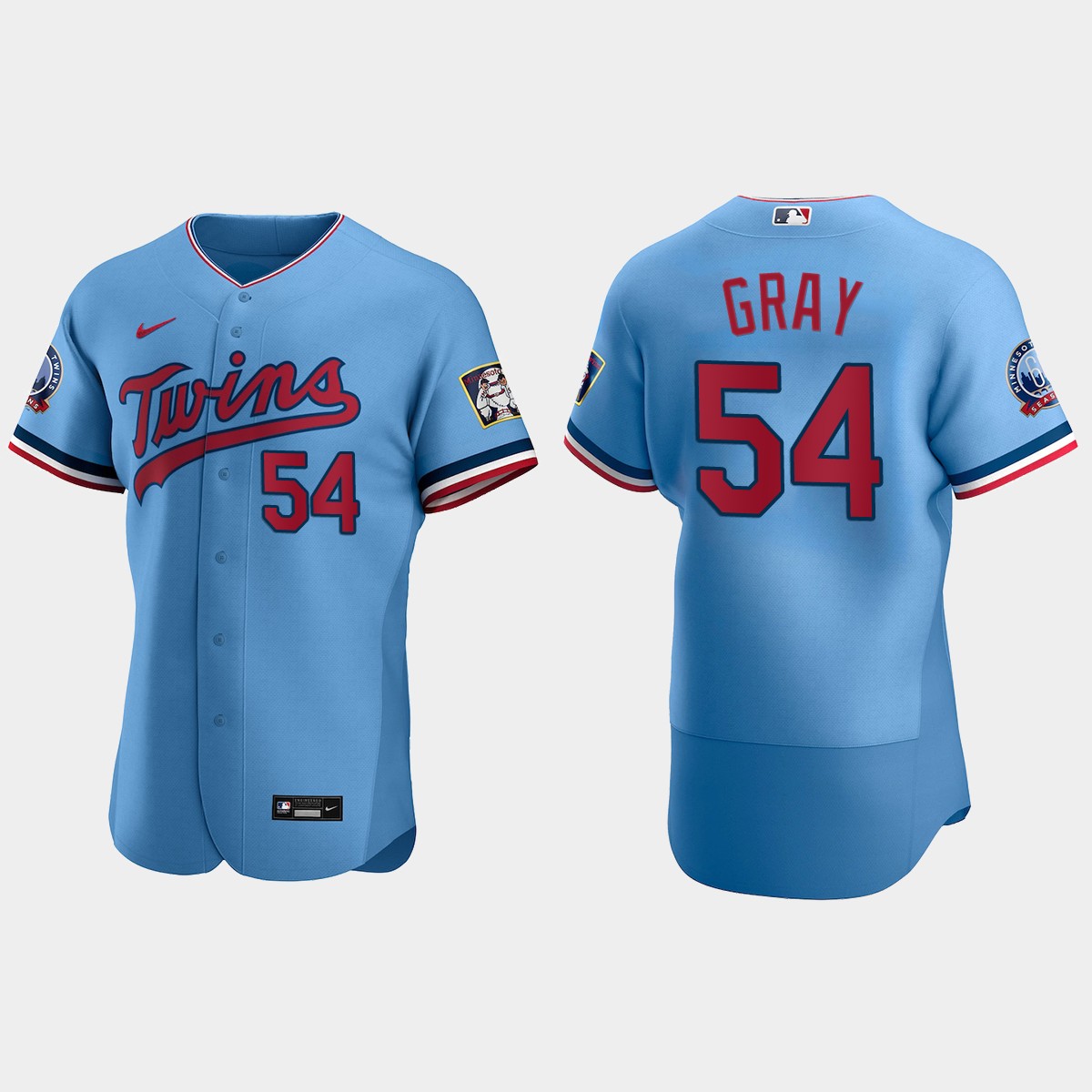 Sonny Gray Minnesota Twins Alternate Jersey - Light Blue