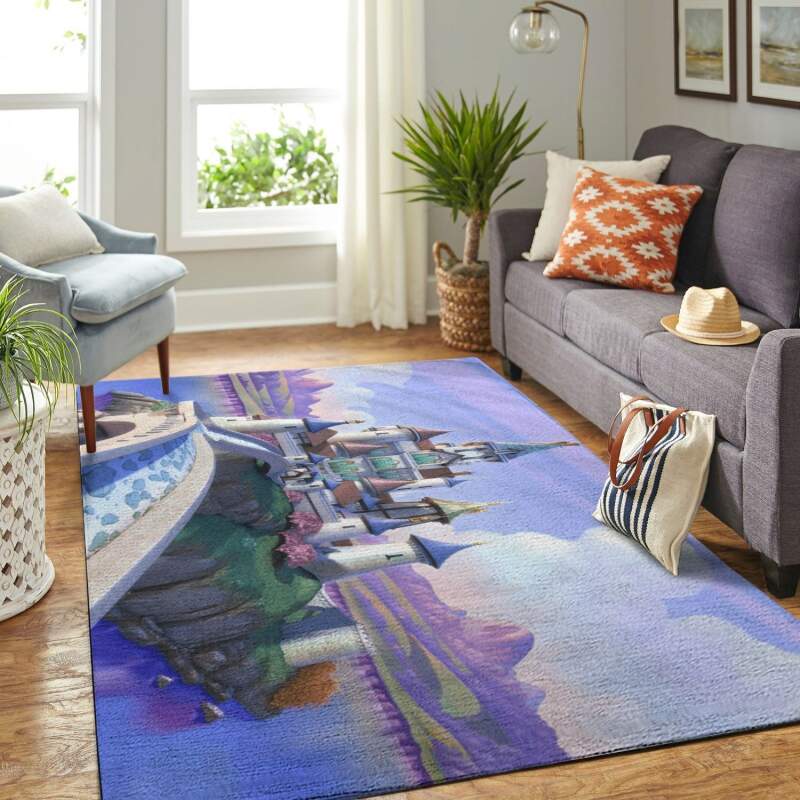 Sophia Disney Castle Living Room Area Rectangle Rug