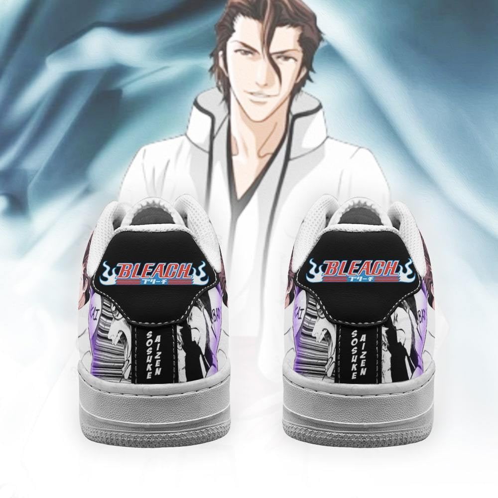Sosuke Aizen Sneakers Bleach Anime Shoes Fan Gift Idea