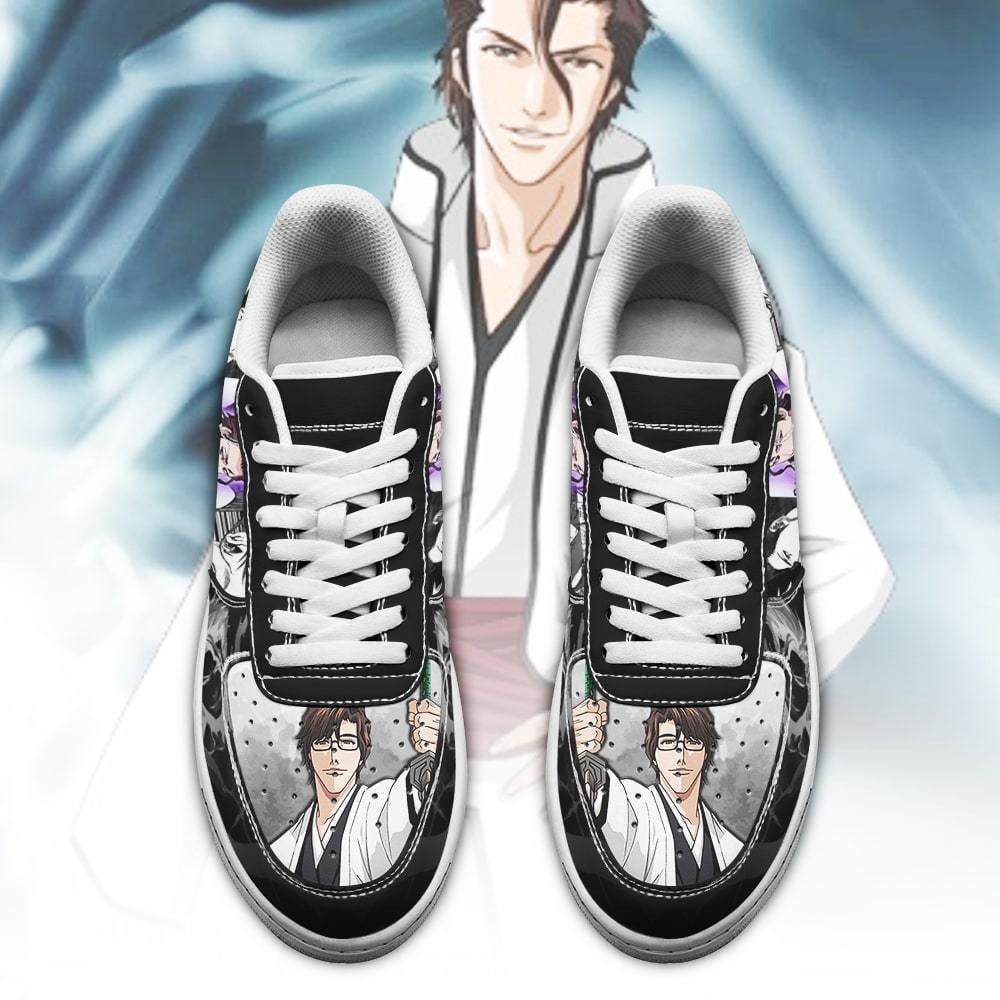 Sosuke Aizen Sneakers Bleach Anime Shoes Fan Gift Idea