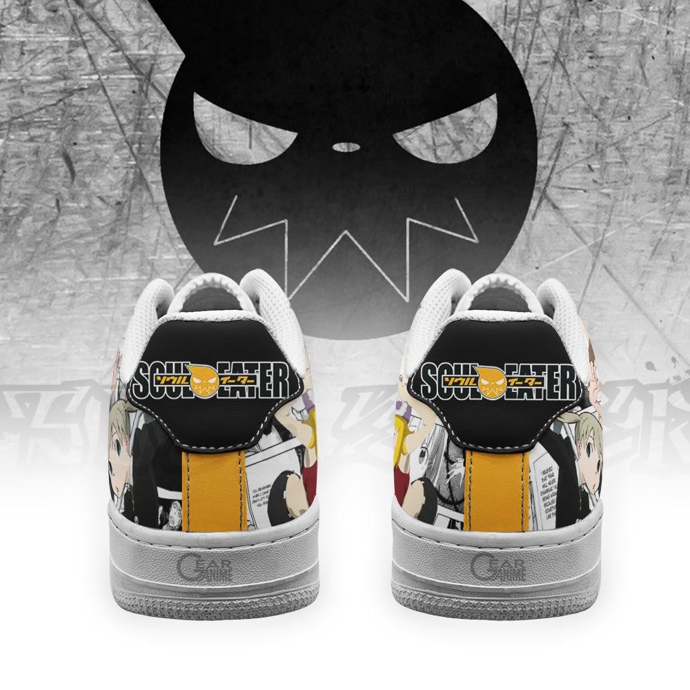 Soul Eater Air Sneakers Custom Anime Soul Eater Shoes