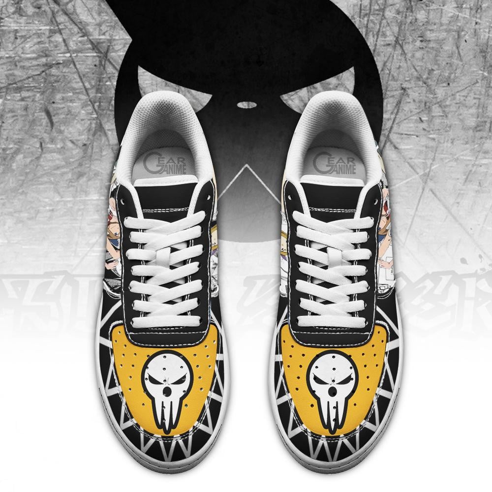 Soul Eater Air Sneakers Custom Anime Soul Eater Shoes