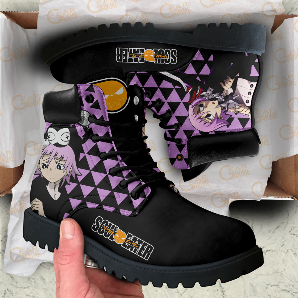 Soul Eater Crona Gorgon Boots Anime Custom Shoes