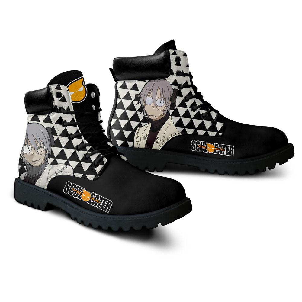 Soul Eater Franken Stein Boots Anime Custom Shoes