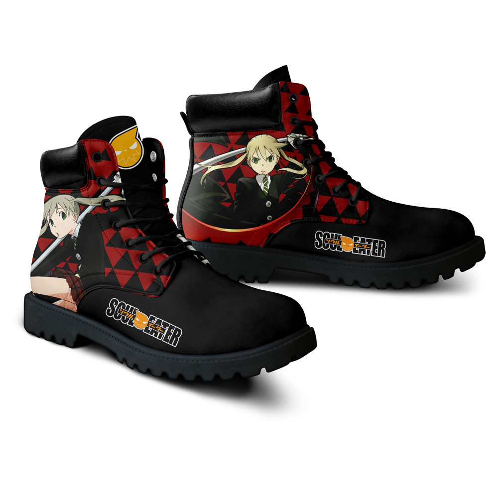 Soul Eater Maka Albarn Boots Anime Custom Shoes