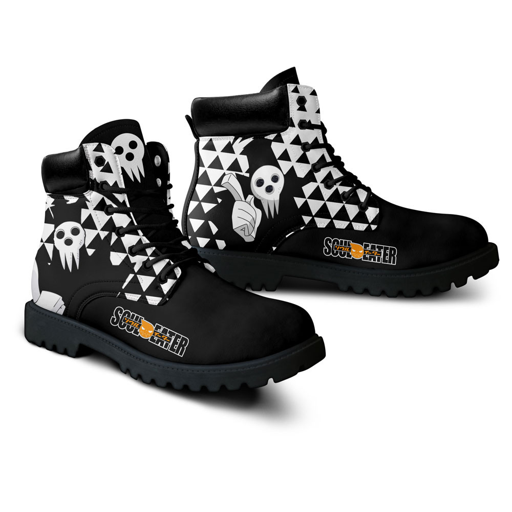 Soul Eater Shinigami Boots Anime Custom Shoes