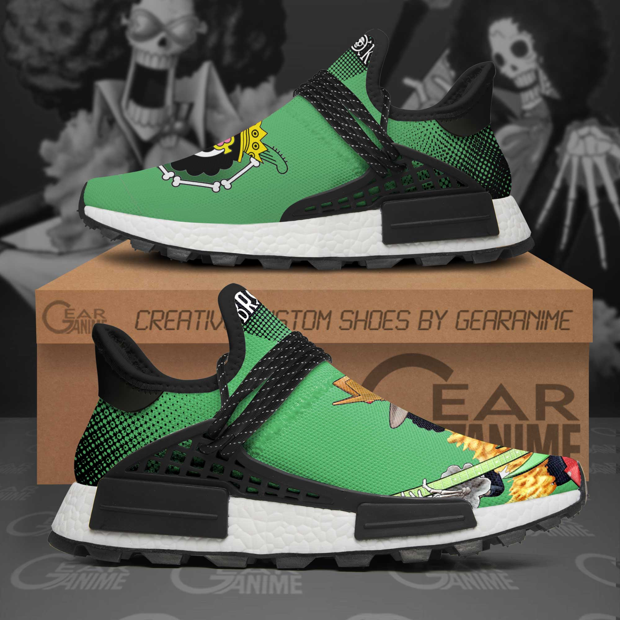 Soul King Brook Shoes One Piece Anime Shoes, NMD Shoes