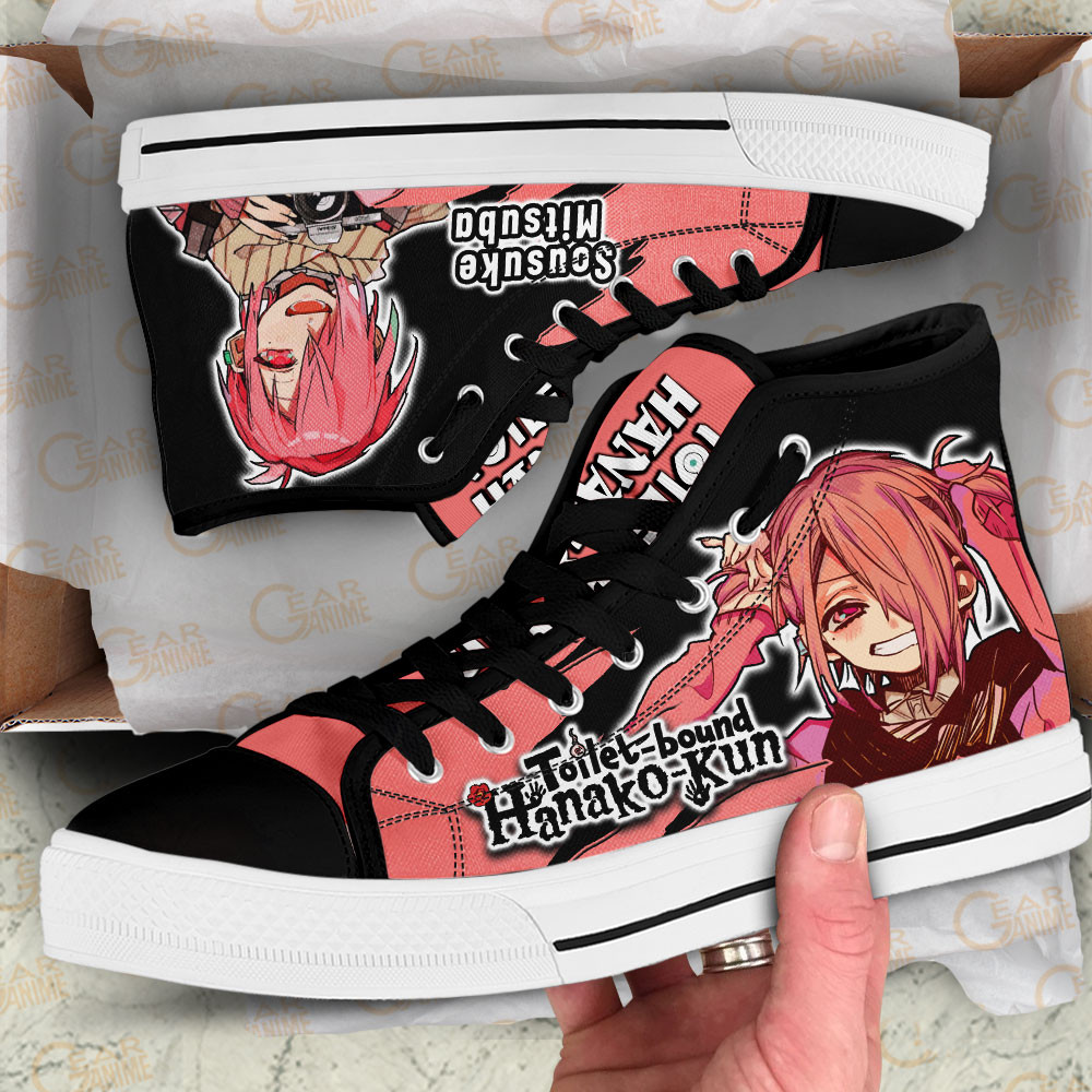 Sousuke Mitsuba High Top Shoes Toilet-bound Hanako-kun Custom Anime Sneakers