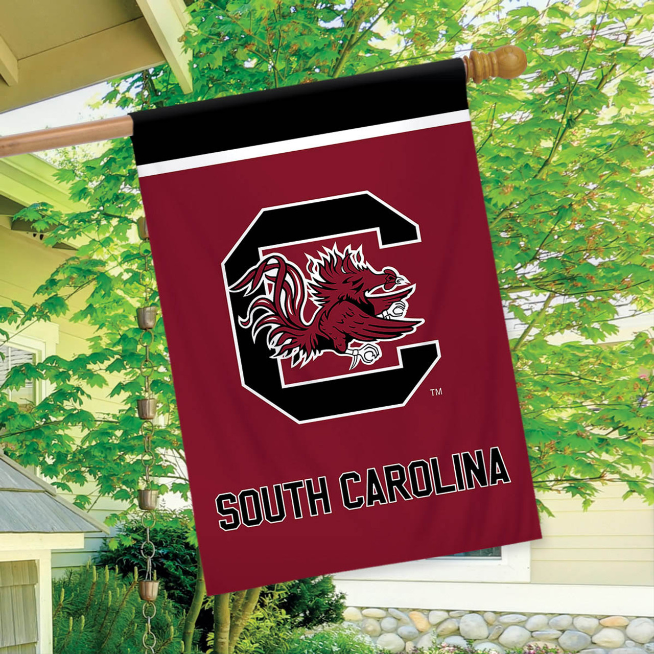 South Carolina Fighting Gamecocks NCAA Garden Flag, House Flag