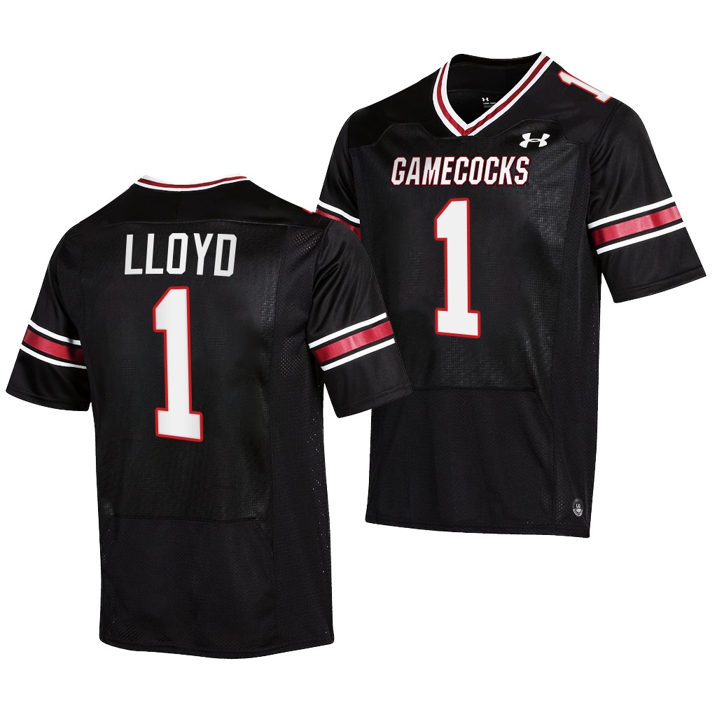 South Carolina Gamecocks MarShawn Lloyd Jersey 2022-23 College Black #1 NIL Men's Shirt