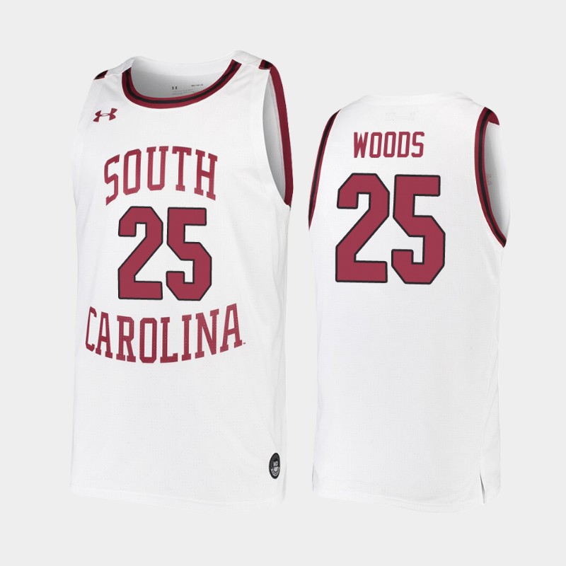 South Carolina Gamecocks Seventh Woods White 2019-20 College Jersey
