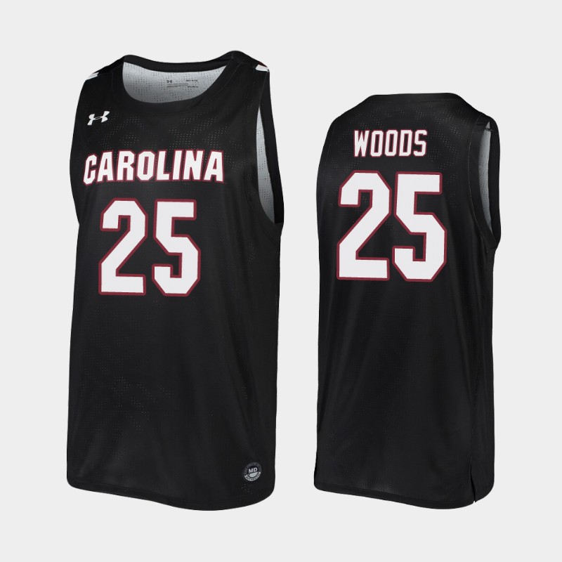 South Carolina Gamecocks South Carolina Gamecocks Seventh Woods Black 2019-20 College Jersey