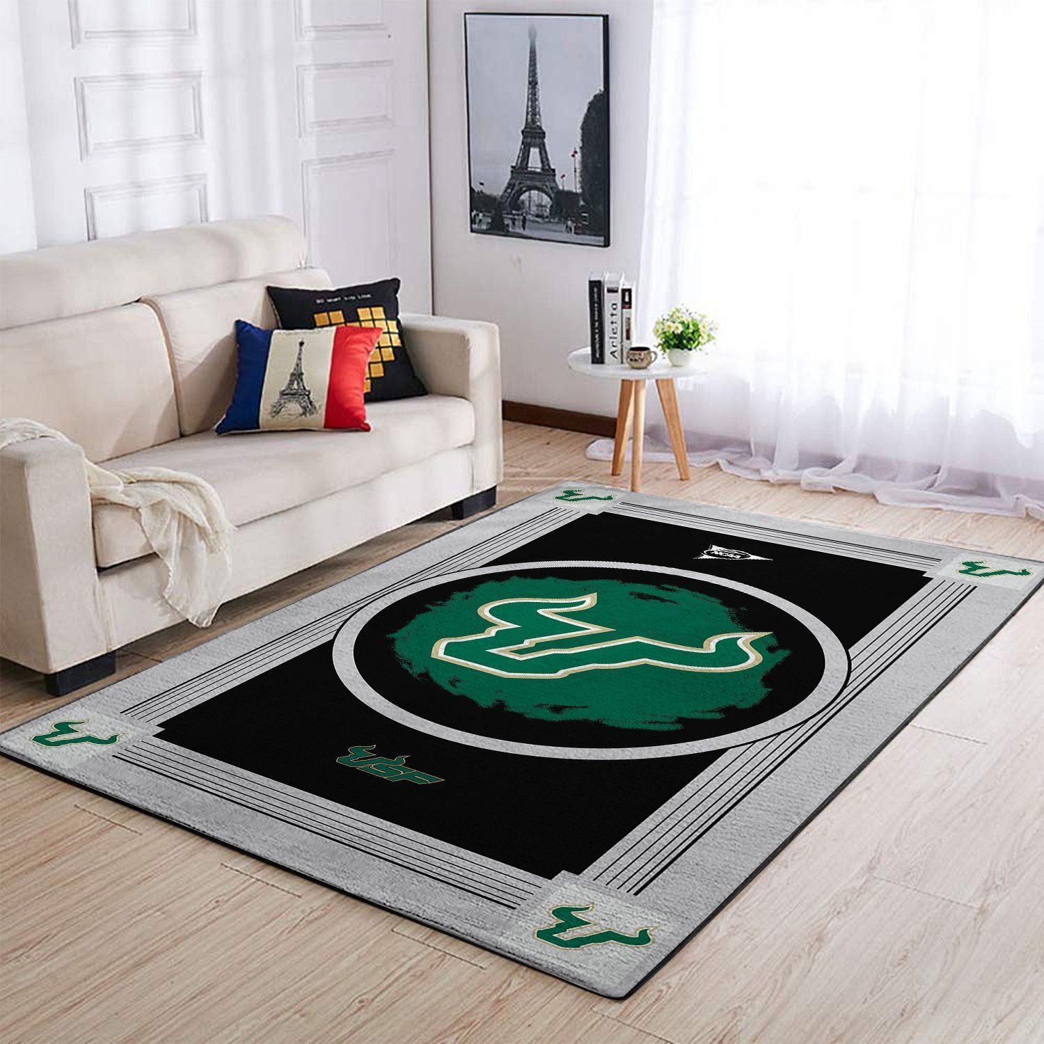 South Florida Bulls Living Room Area Rectangle Rug