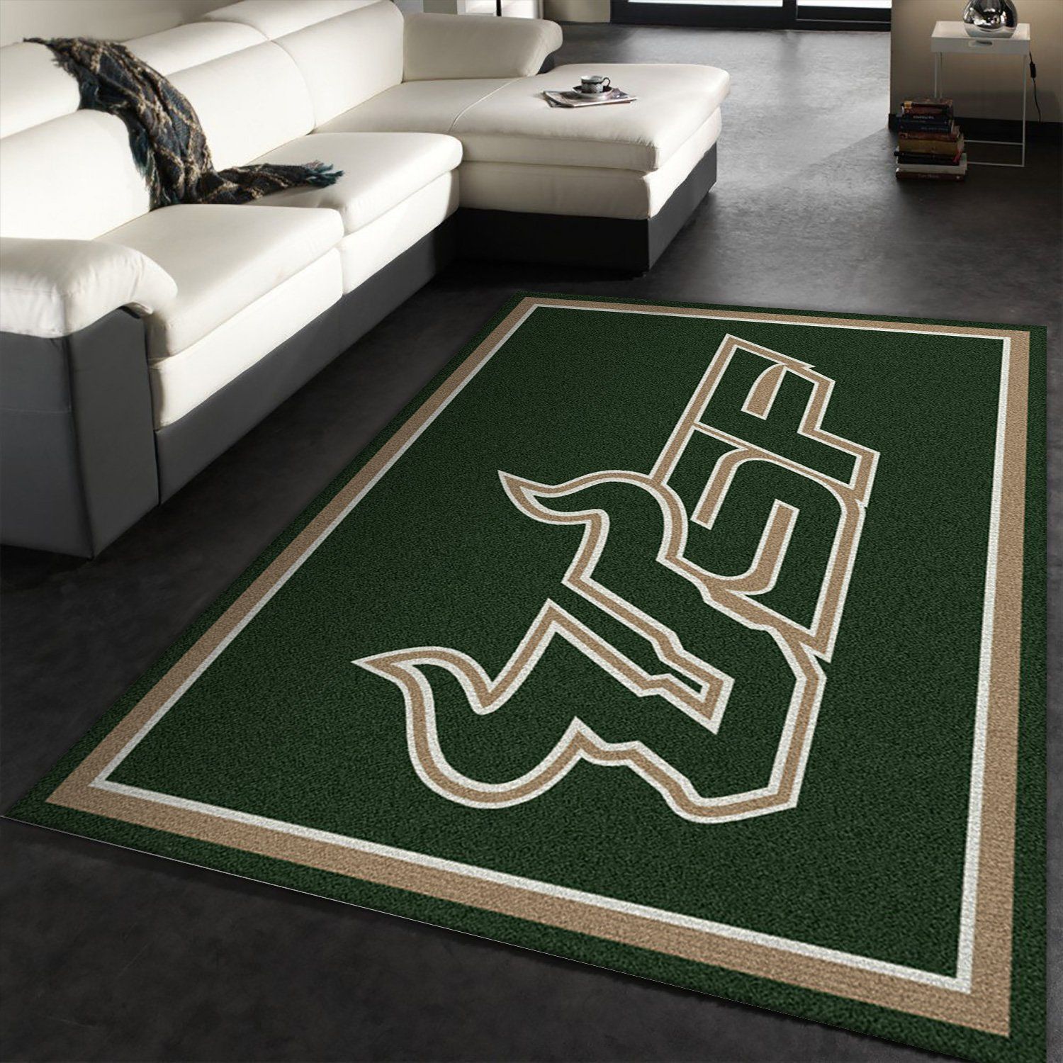 South Florida Bulls Rectangle Rug – Custom Size And Printing