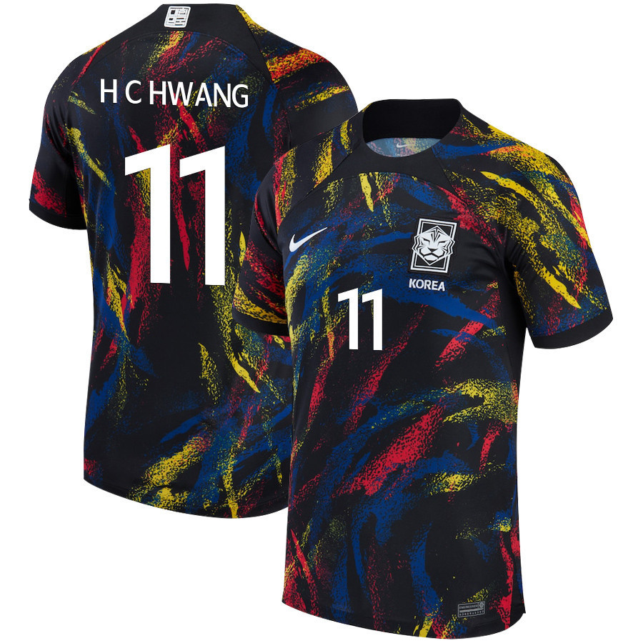 South Korean National Team 2022-23 Qatar World Cup Hwang Hee-chan 11 – Away Soccer Jersey, Men