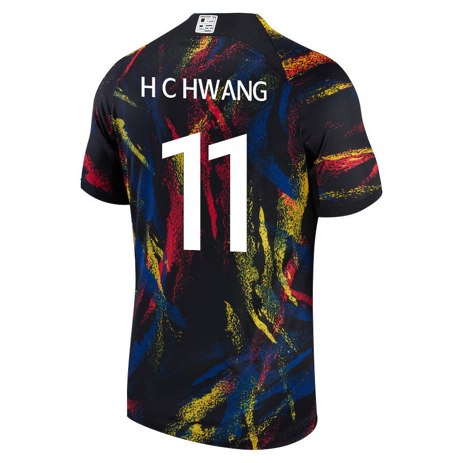 South Korean National Team 2022-23 Qatar World Cup Hwang Hee-chan 11 – Away Soccer Jersey, Men