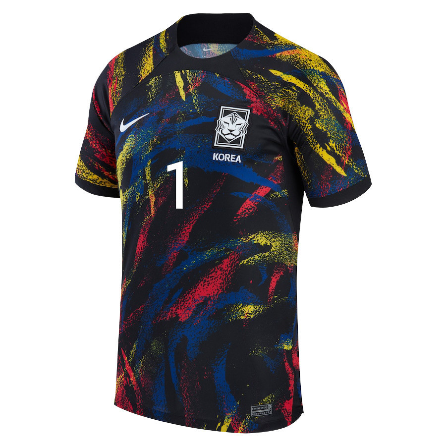 South Korean National Team 2022-23 Qatar World Cup Kim Dong-jun 1 – Away Soccer Jersey, Men