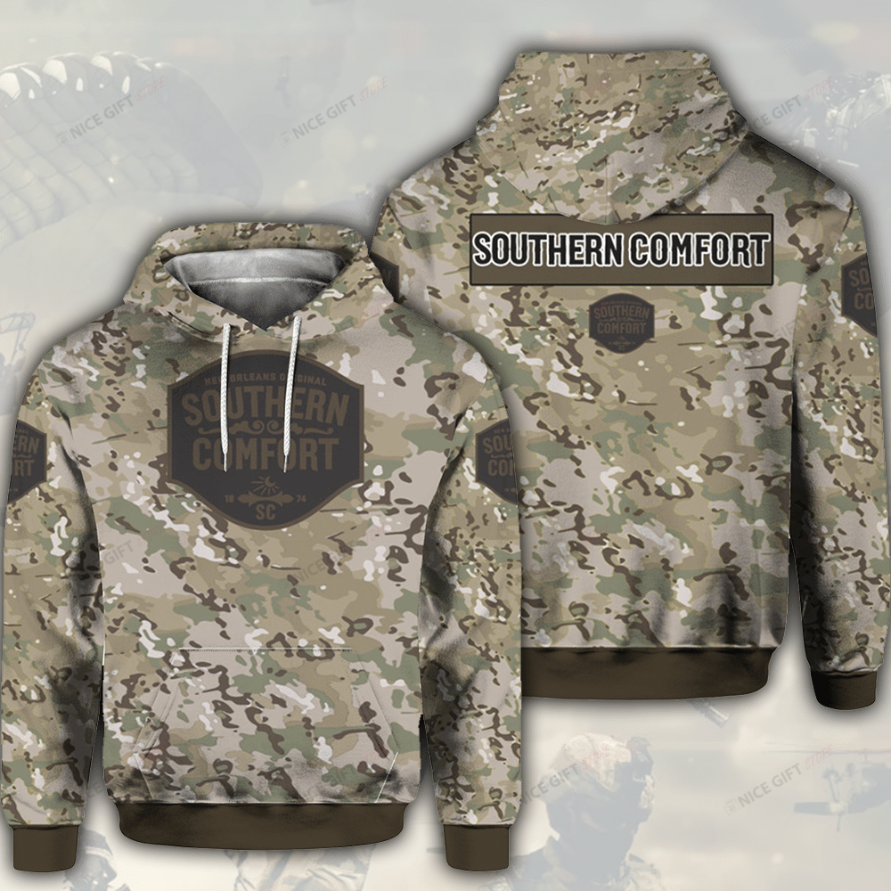Southern Comfort Camouflage 3D Hoodie Gift For Fans