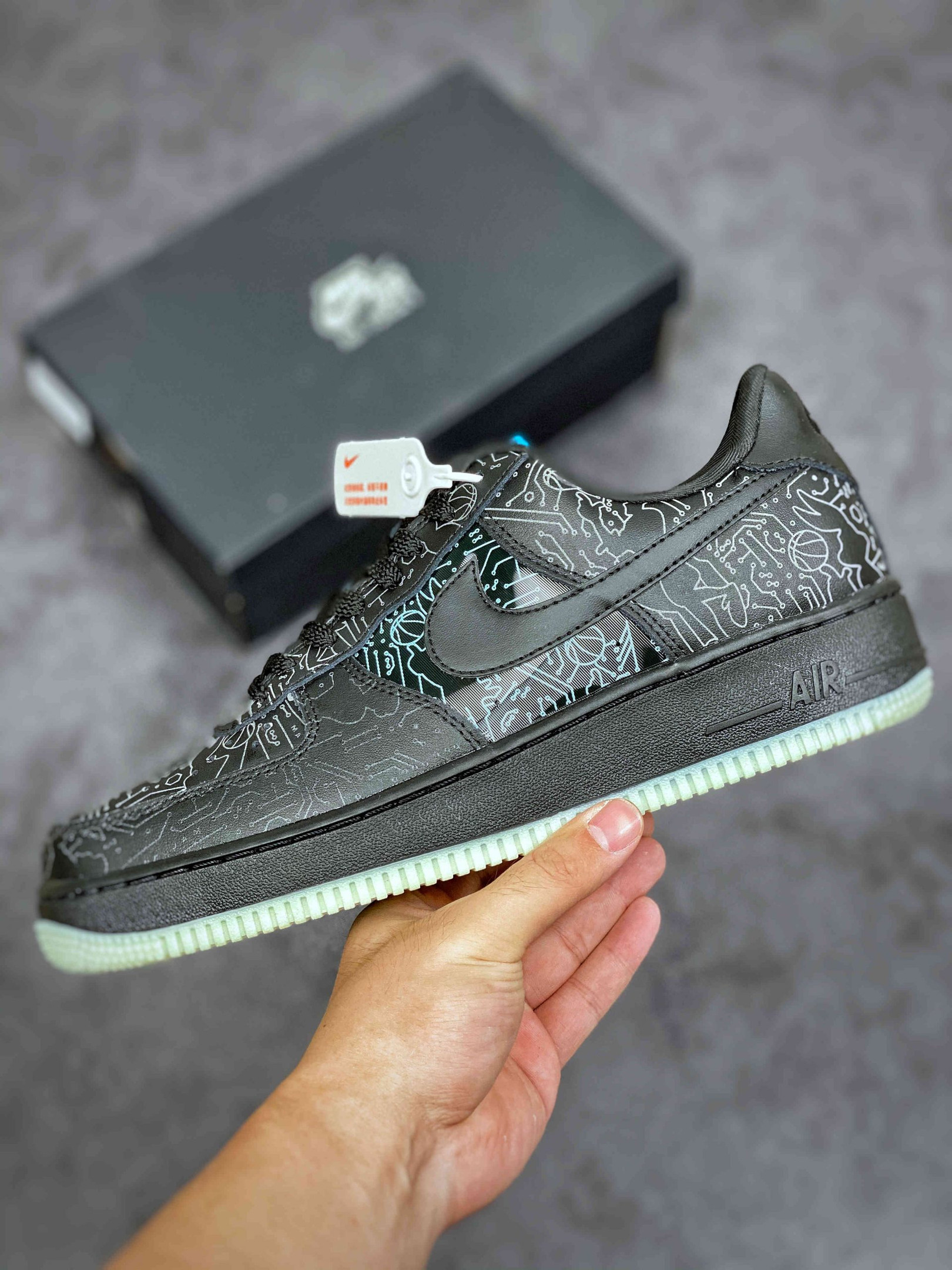 Space Jam x Nike Air Force 1 Low “Computer Chip” For Sale