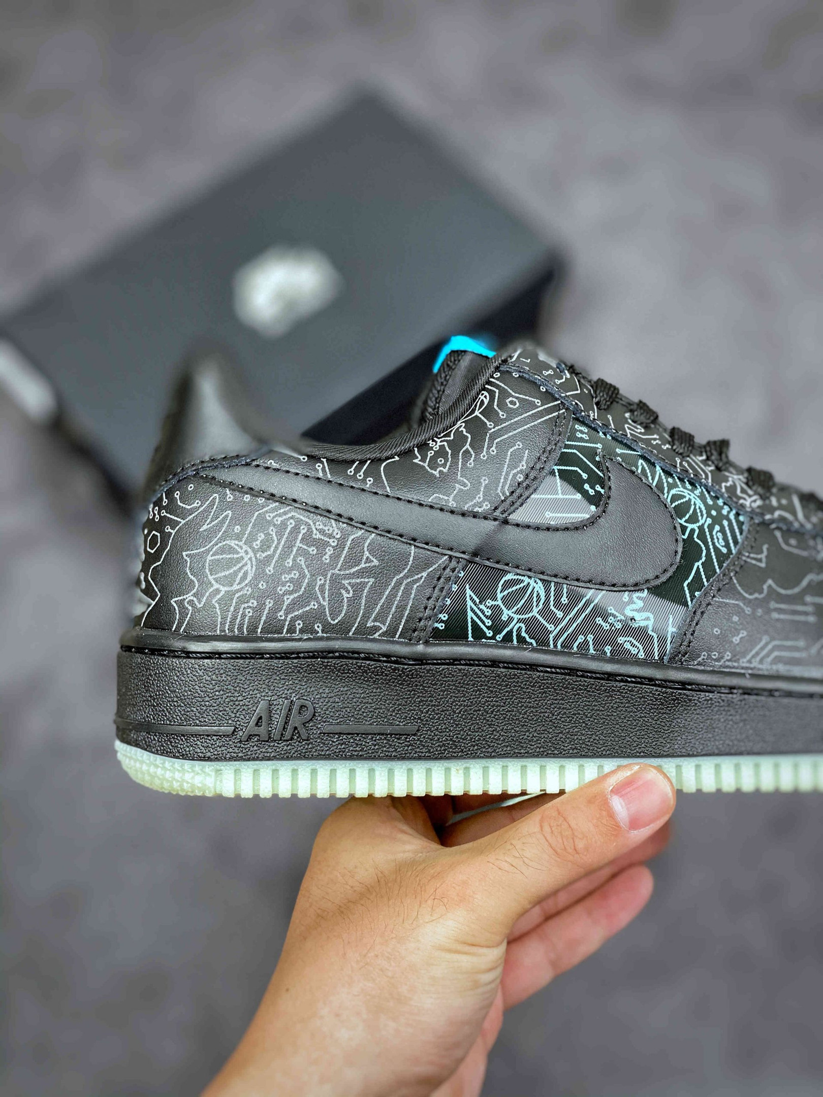 Space Jam x Nike Air Force 1 Low “Computer Chip” For Sale