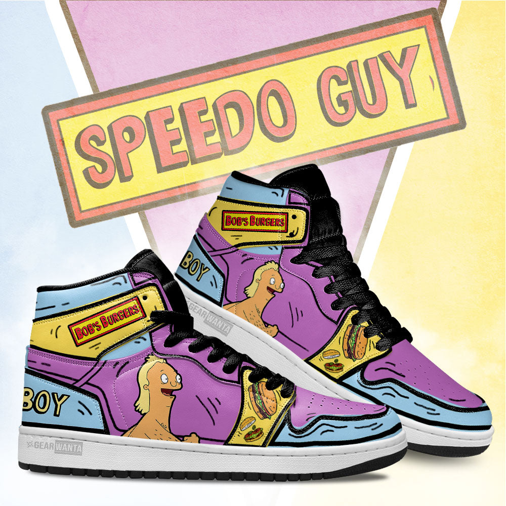 Speedy Boy Bob’s Burger J1 Shoes For Cartoon Fans Sneakers, Air Jordan Hightop