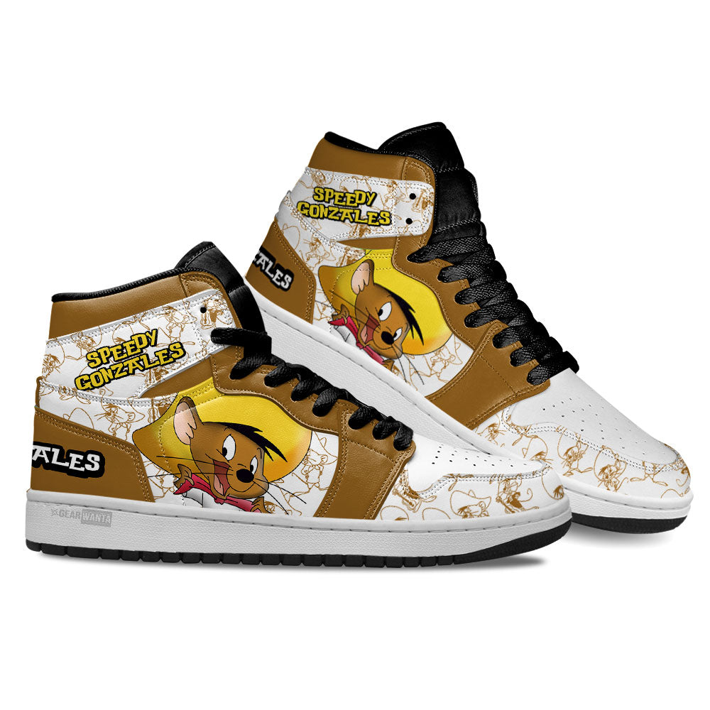 Speedy Gonzales J1 Shoes For Cartoon Fans Sneakers, Air Jordan Hightop