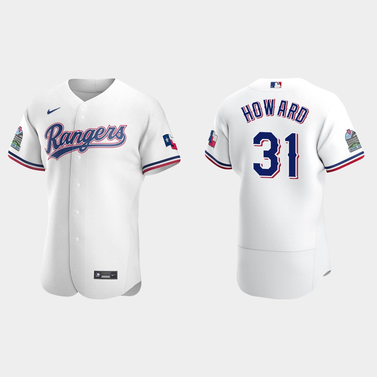 Spencer Howard Texas Rangers Home Jersey - White