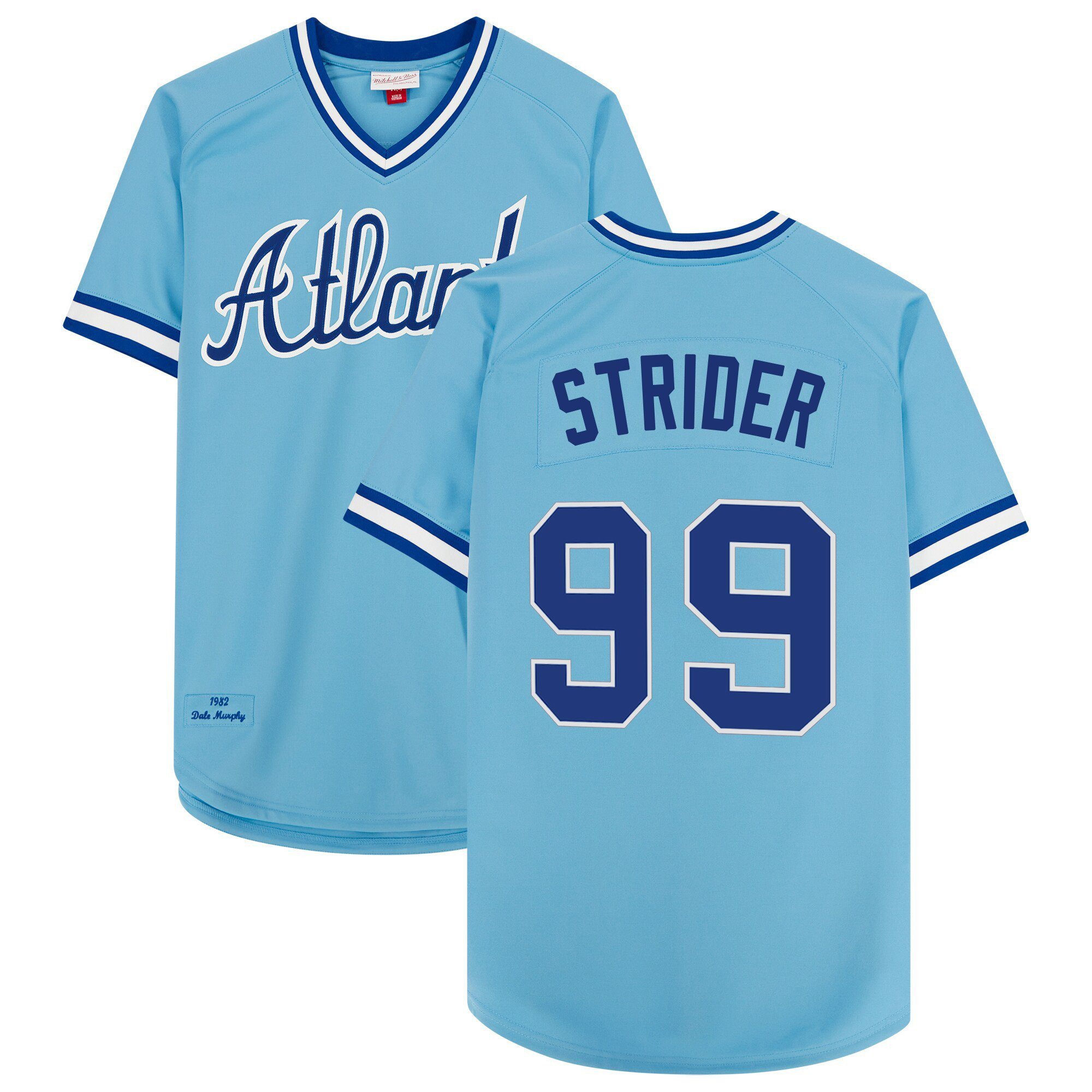 Spencer Strider Men's Atlanta Braves 1974 Throwback 1982 Jersey - All Stitched