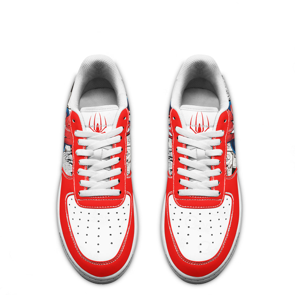 Spider-Man Air Sneakers Custom Comic Shoes