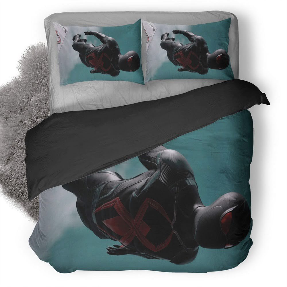 Spider-Man Black Suit 3D Customized Duvet Cover Bedding Set