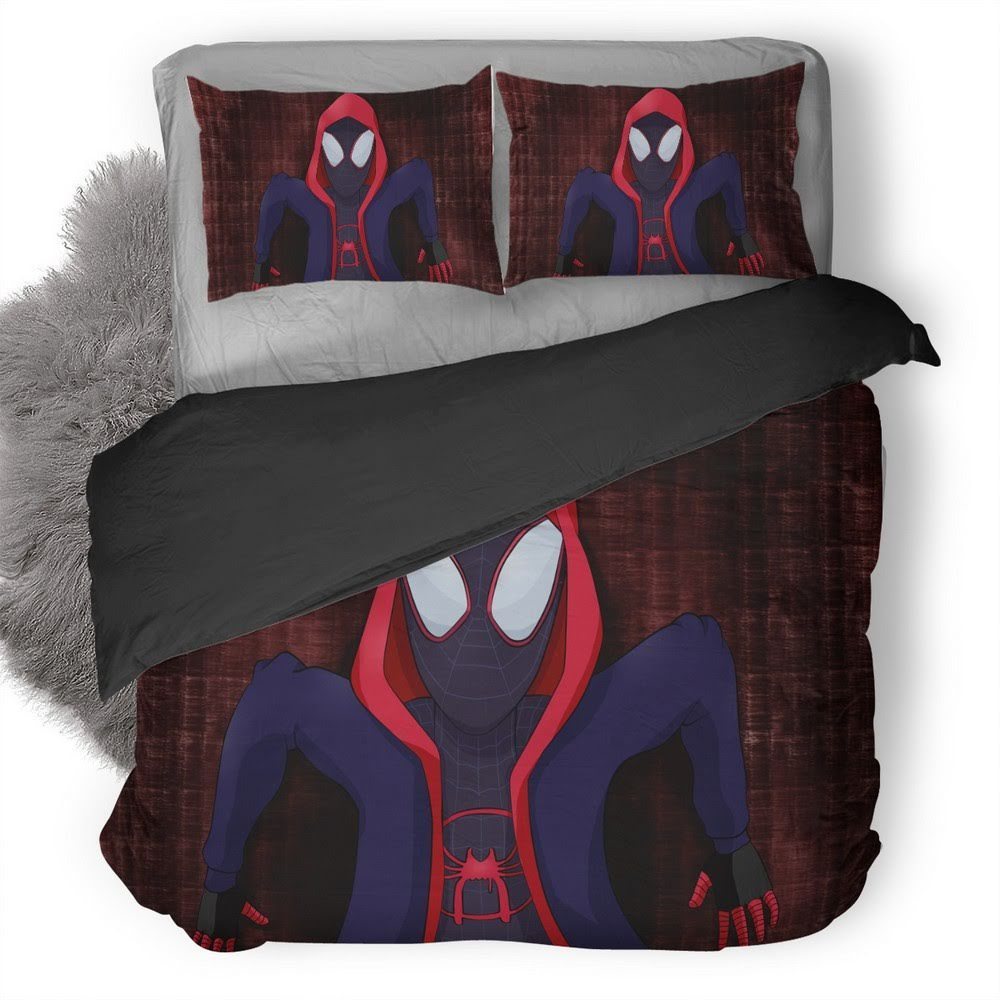 Spider-Man Into The Spider-Verse 3D Customized Duvet Cover Bedding Set