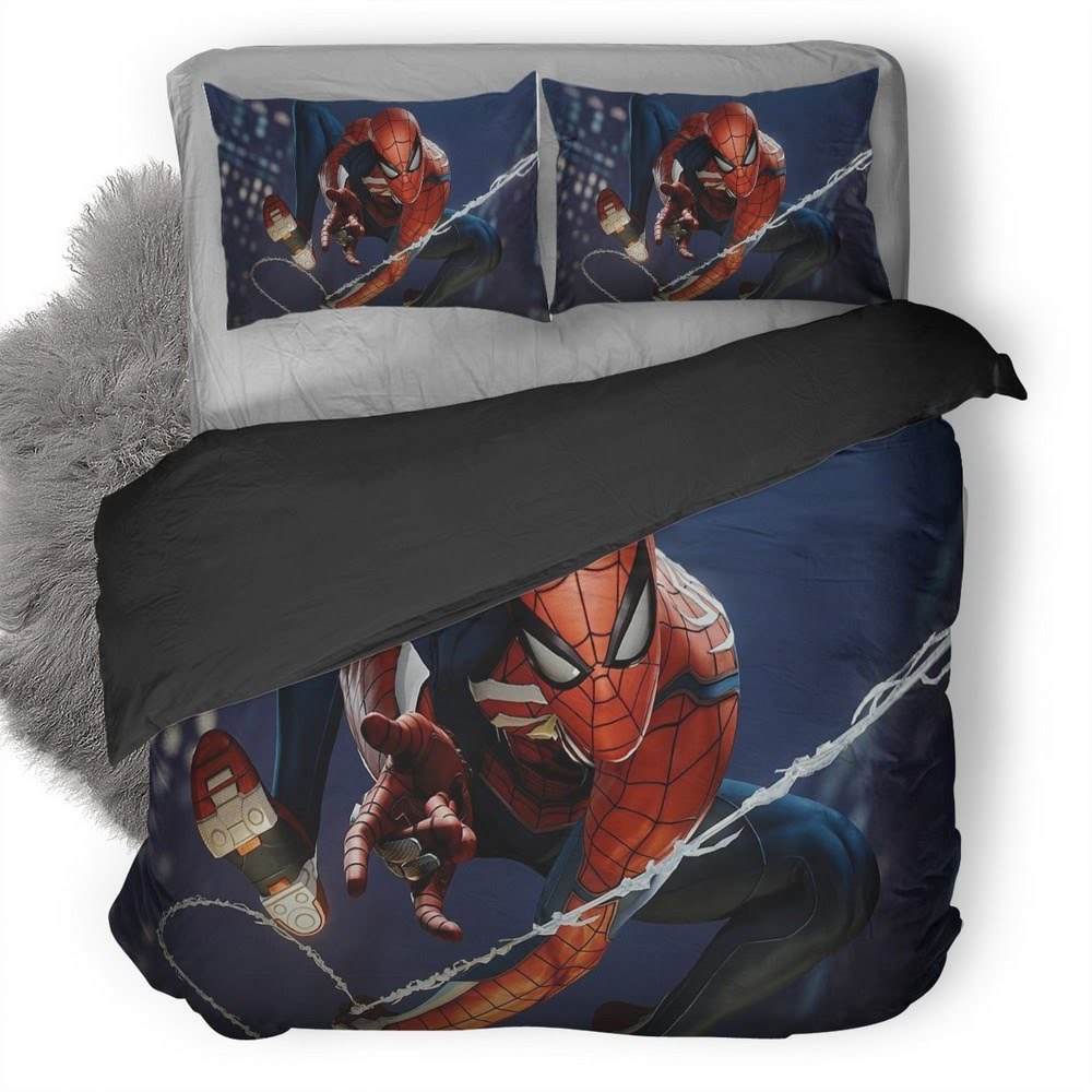 Spider-Man New Suit 3D Customized Duvet Cover Bedding Set