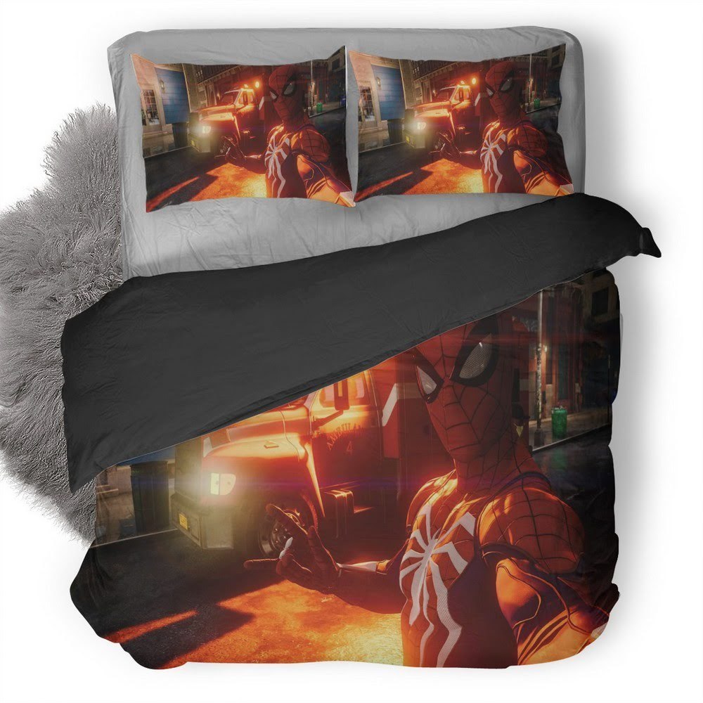 Spider-Man Taking Selfie 3D Customized Duvet Cover Bedding Set