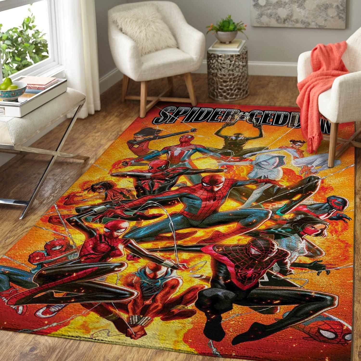 Spider Geddon Area Rectangle Rug
