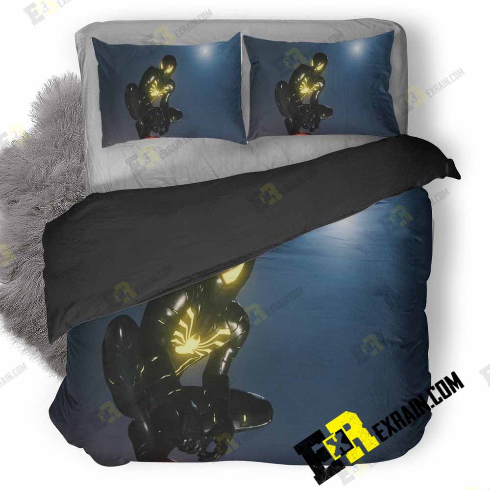 Spider Man Armour Mk Ii Suit Jq 3D Customized Duvet Cover Bedding Set