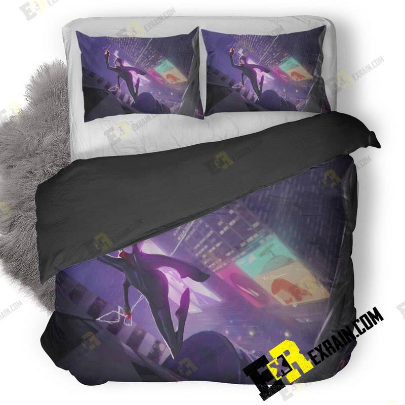 Spider Man Into The Spider Verse Yh 3D Customized Duvet Cover Bedding Set