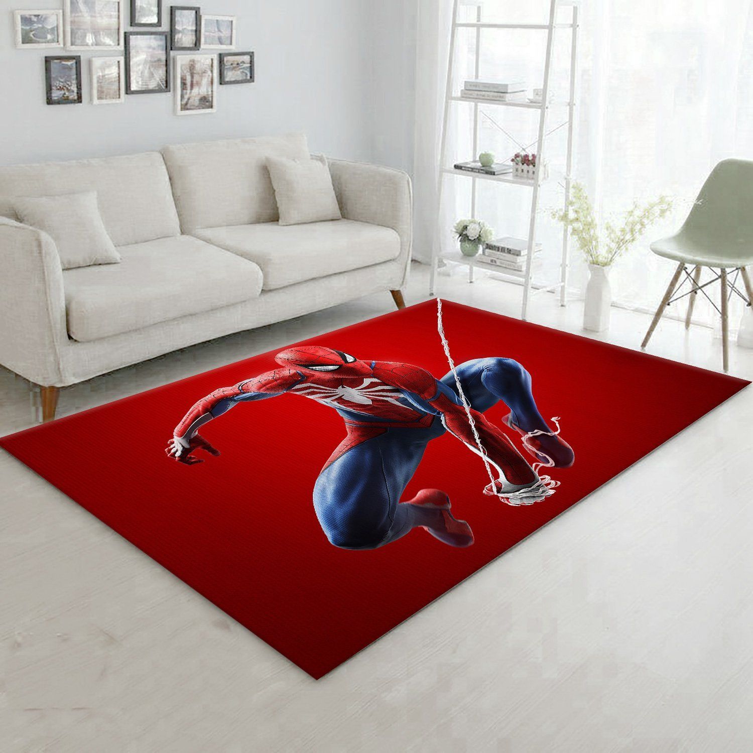 Spider Man Rectangle Rug– Custom Size And Printing