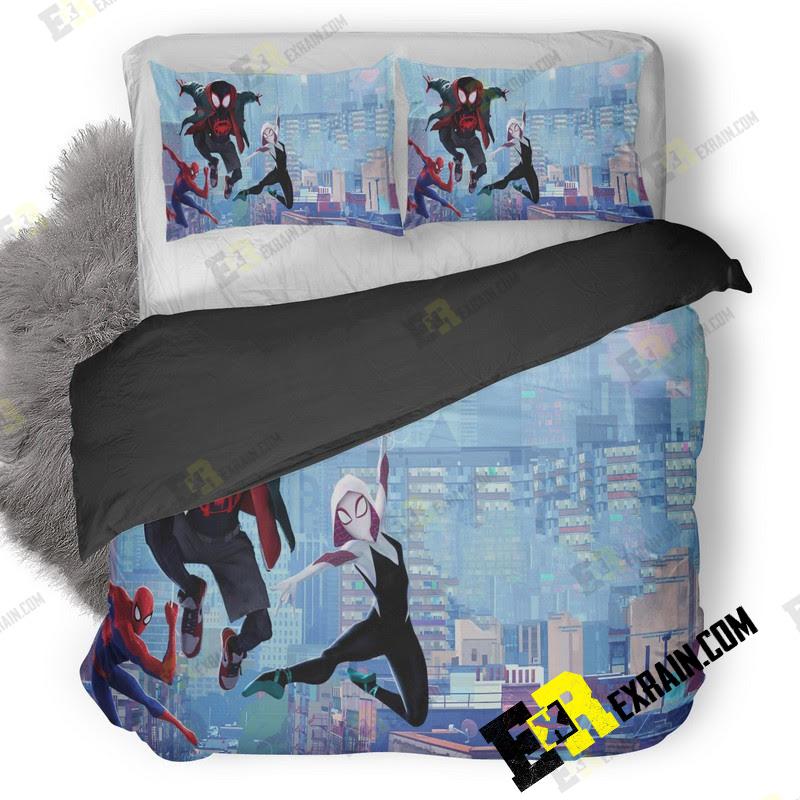 Spider Verse 3D Customized Duvet Cover Bedding Set