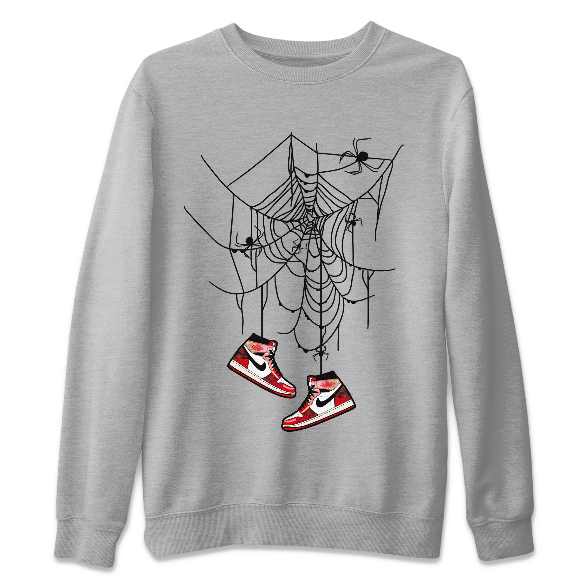 Spider Web Trap Unisex Sweater – Air Jordan 1 Spider Man, Sneakers Matching Sweater