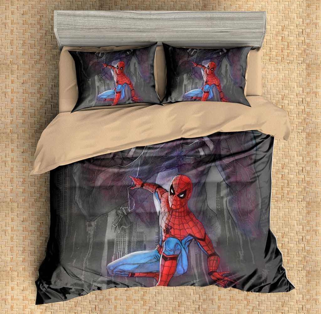 Spiderman 3D Customized Duvet Cover Bedding Set