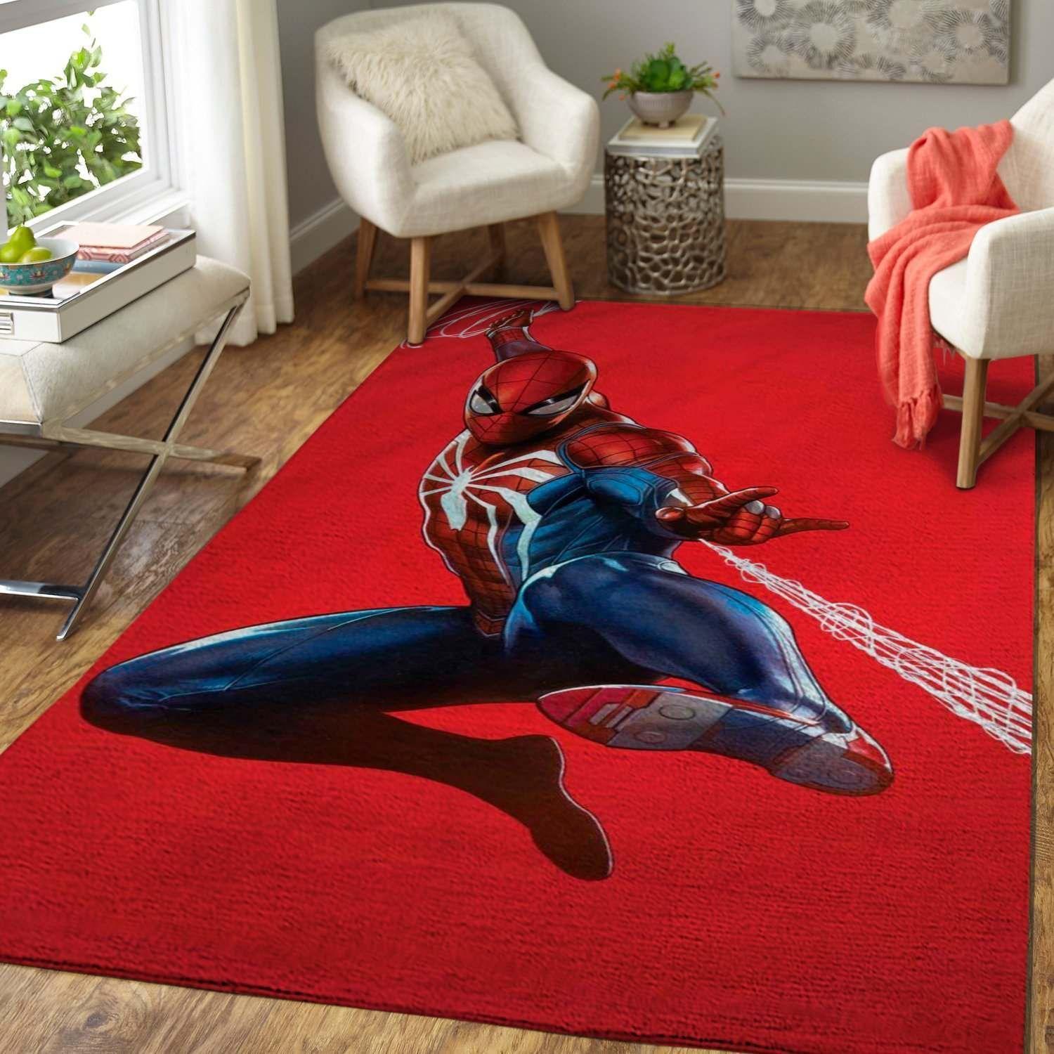Spiderman Area Rectangle Rug