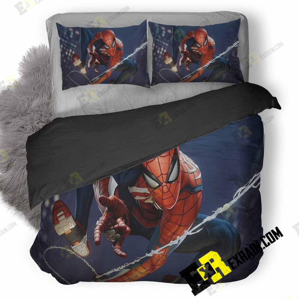 Spiderman City That Never Sleeps H 3D Customized Duvet Cover Bedding Set