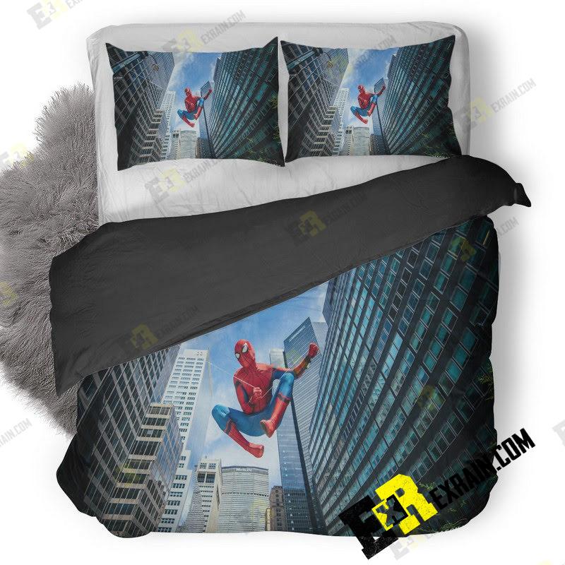 Spiderman Cosplay 5K 6N 3D Customized Duvet Cover Bedding Set