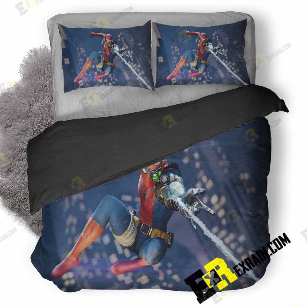 Spiderman Dlc Cyborg Pm 3D Customized Duvet Cover Bedding Set