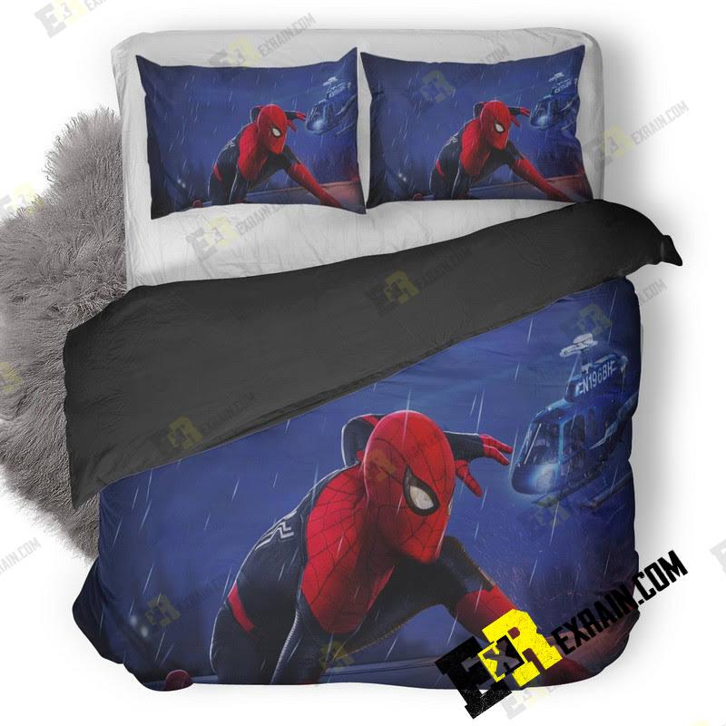 Spiderman Far From Home Movie 5K Zw 3D Customized Duvet Cover Bedding Set