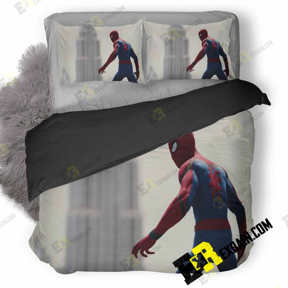 Spiderman Game Empire State Zg 3D Customized Duvet Cover Bedding Set